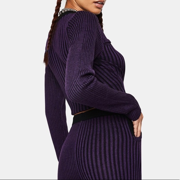 urban outfitters stripped cutout top - Picture 3 of 3